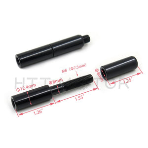 Aftermarket Free Shipping Motorcycle Parts Mirror Stem Extender/Extension Kit For Harley-Davidson +2.0 Inches Road King FLHR