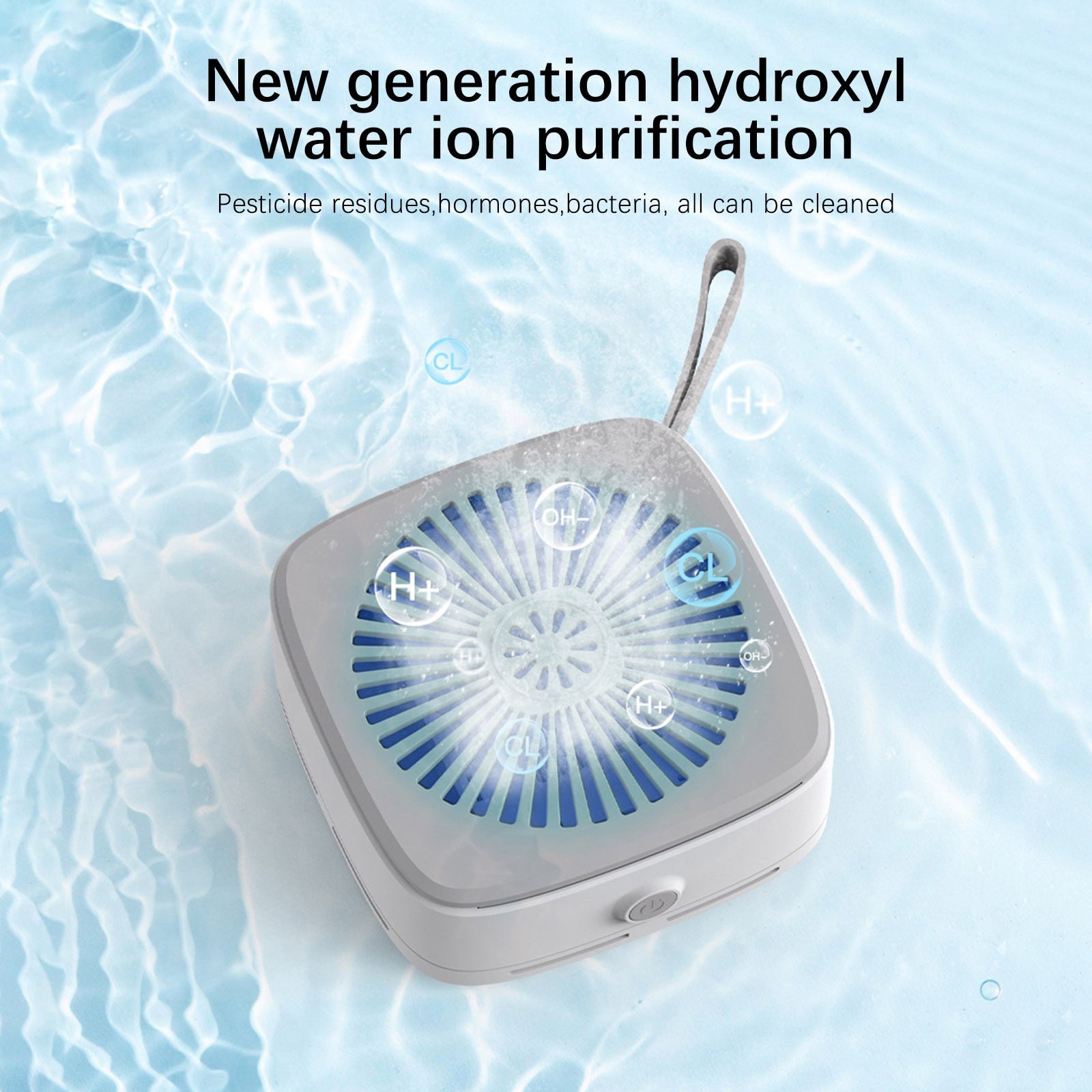 Protable Mini Food Purifier Vegetable Fruit Washing Machine Cleaner Wireless Charging for Kitchen Meat Tableware Home Appliances