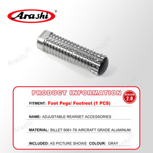Arashi Spare Parts Adjustable Rearsets Replacement Shift Linkage Lever Gear Selector Motorcycle Footrest Spare Parts Foot Pegs