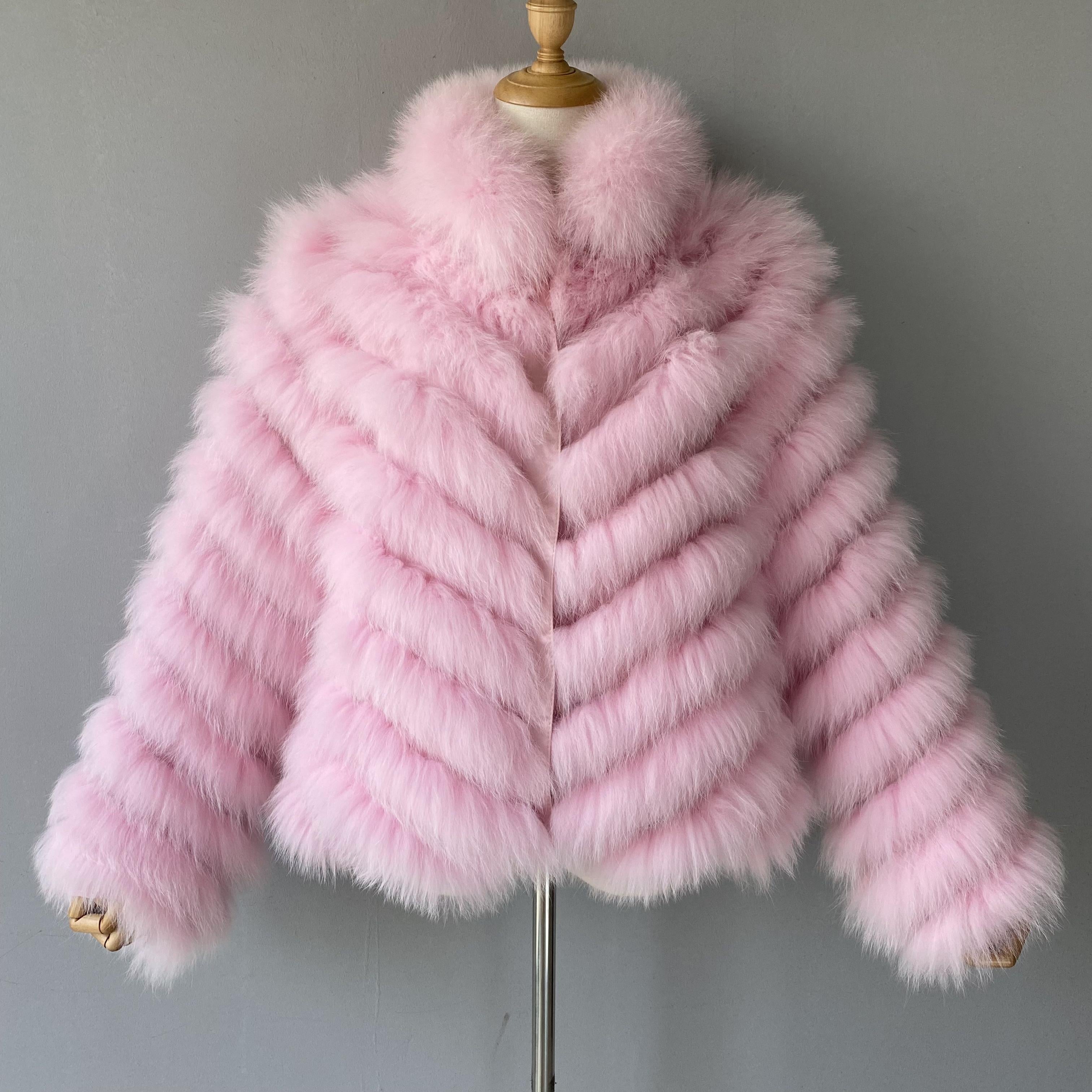 Woman Real Fox Fur Coat With High-Grade Silk Liner Winter Warm Reversible Jacket Lady Fashion Luxury Fur Casaco New Arrival