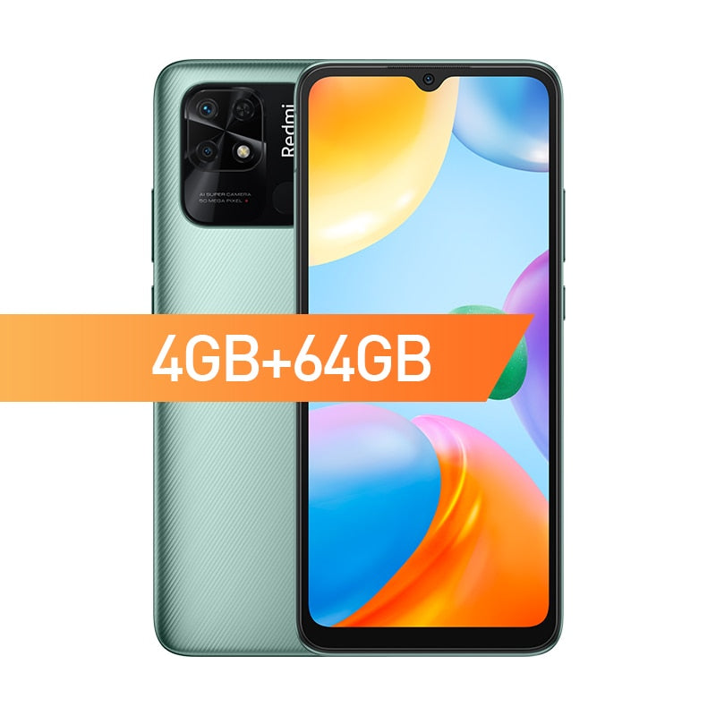 Global Version Xiaomi Redmi 10C 4GB 64GB / 4GB 128GB Smartphone Snapdragon 680 Octa Core 6.71" Display 50MP Rear Camera 5000mAh