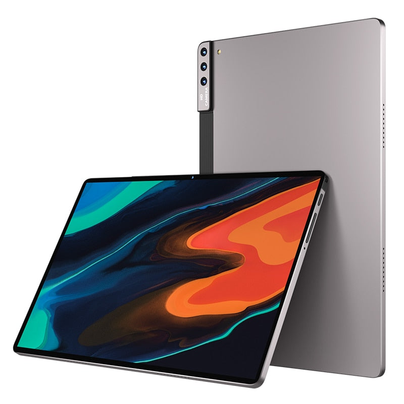 Google Play Tablette P50 Gaming Tablet Laptop 10 Inch Send Keyboard 8GB 128GB Pad Android 10 WPS 5G Deca Core Dual Sim GPS PC