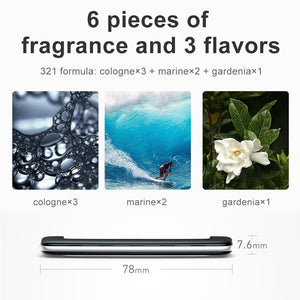 Baseus Car Air Freshener Car Clip Fragrance For Auto Interior Accessories Mini Reuse Car Diffuser For Air Vent Car Solid Perfume