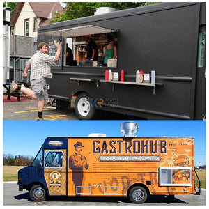 Wholesale Price Fast Food Truck Mobile Food Cart Trailer Food Vending Van Catering Truck For Sale