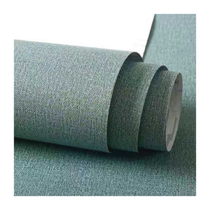 Cloth Wallpaper Self Adhesive  PVC Plain Living Room Linen  Renovation Sticker TV Background Vinyl Contact Paper Home Decor