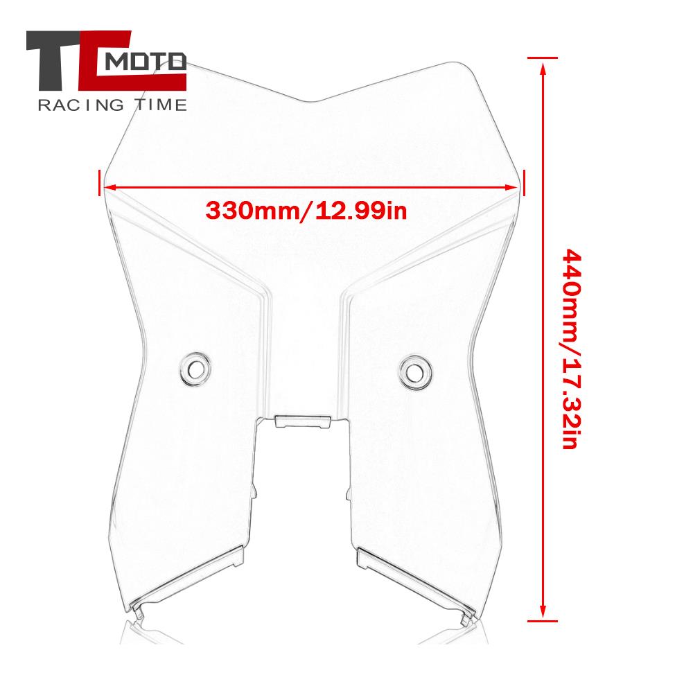Motorcycle Windscreen for KTM 390 Adventure ADV 2020-2021 Windshield Wind Screen Shield Airflow Deflectors