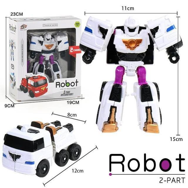 No Box 3 In 1 Transformation Robot Action Figure Toy Car Toys Cartoon Animation Model Set For Boys Birthdays Gifts