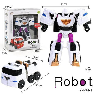 No Box 3 In 1 Transformation Robot Action Figure Toy Car Toys Cartoon Animation Model Set For Boys Birthdays Gifts