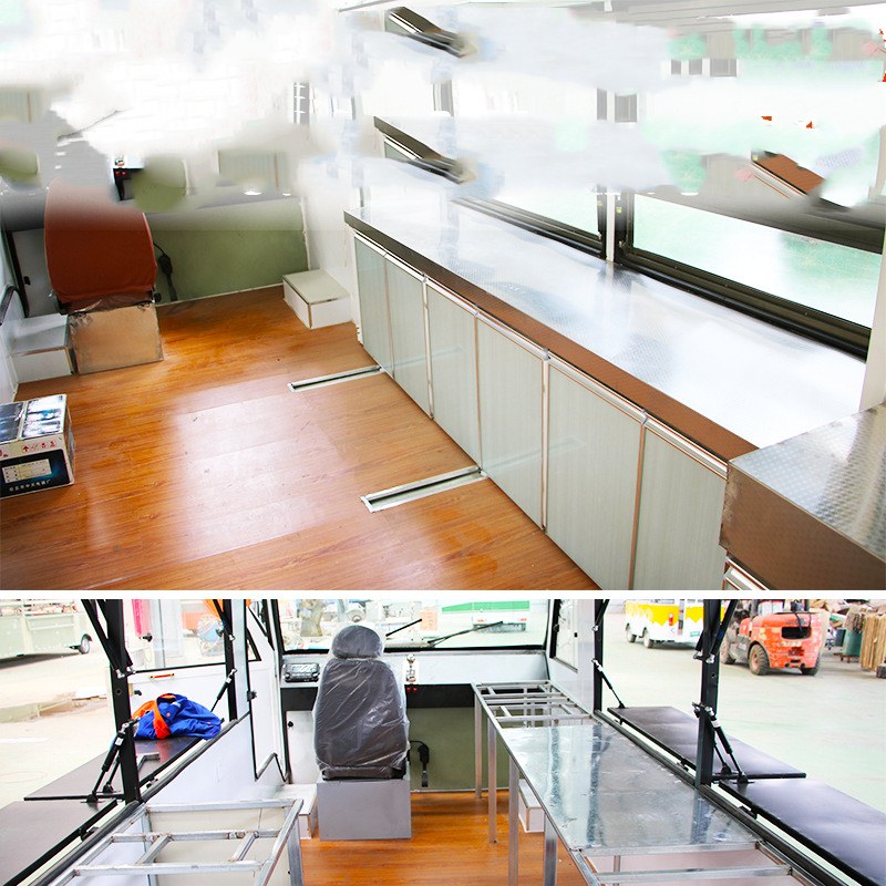 2022 Multifunction 5.6m length electric bus food truck mobile food cart for sale