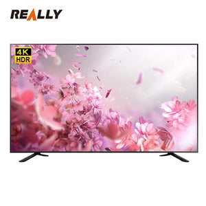 China 50/55/65/85/100/110inch Smart TV 4k UHD Led TV Televisions with Wifi Smart with Tempered Glass