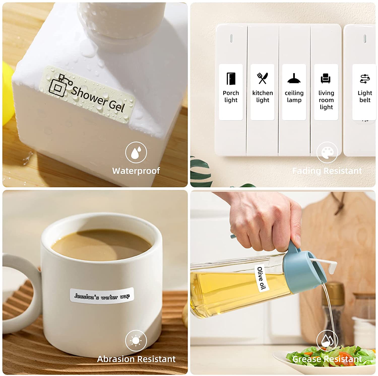 NiiMbot D110 Portable Label Maker Wireless Label Printer Tape Included Multiple Templates Available for Phone  Office Home