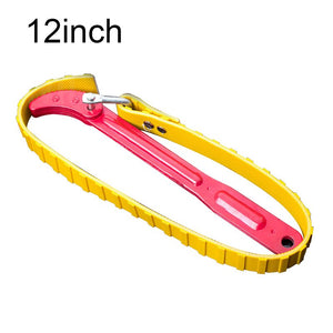 Belt Wrench Oil Filter Puller Adjustable Strap SpannerChain Jar Lids Cartridge Disassembly Tool Strap Opener Plumbing Tools