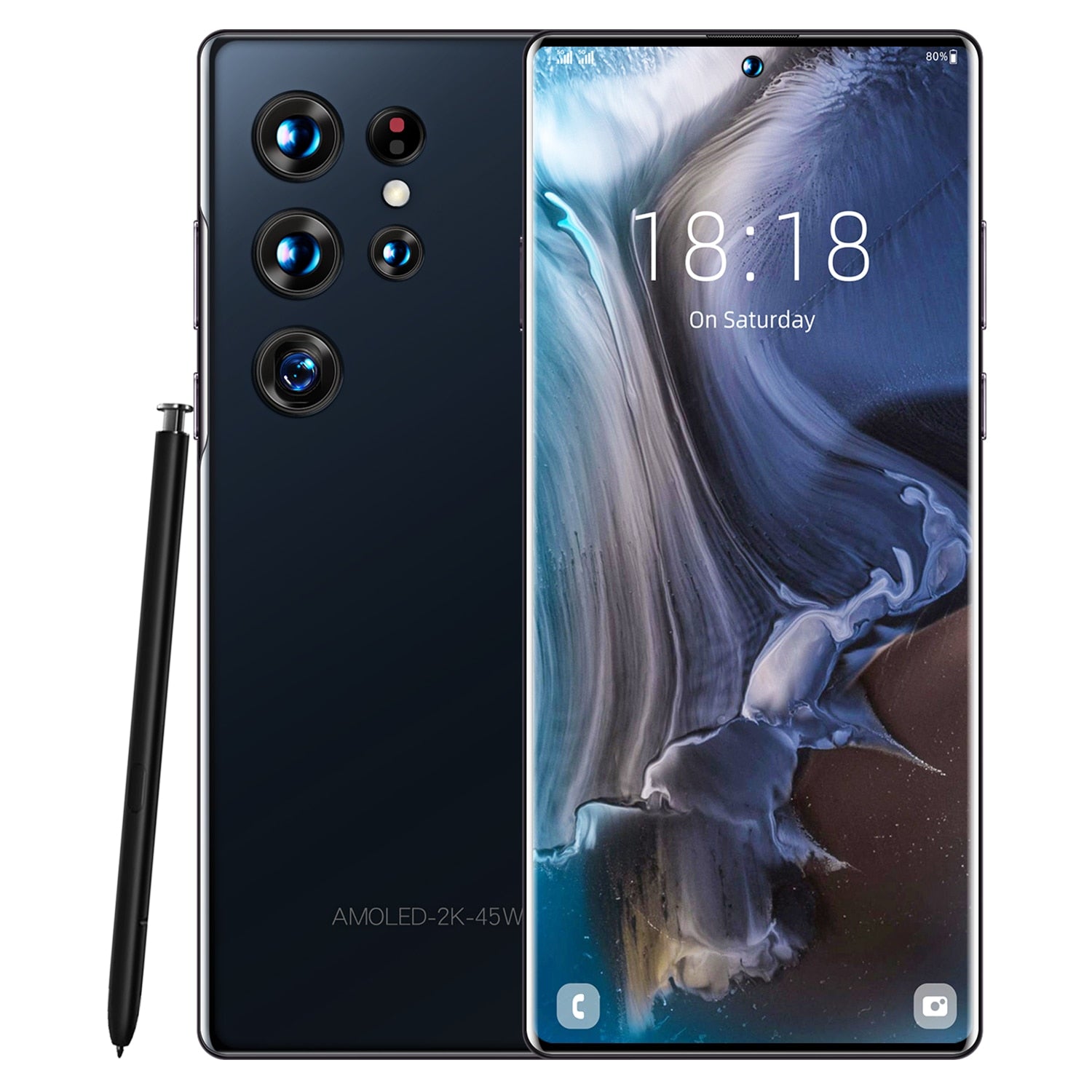 NEW S22+ Ultra 16GB+1T 7.3 Inch Full Screen 48+100MP 7300mAh Smart Phone Andriod 12 Mobilephone Qualcomm Gen1 with Google Play