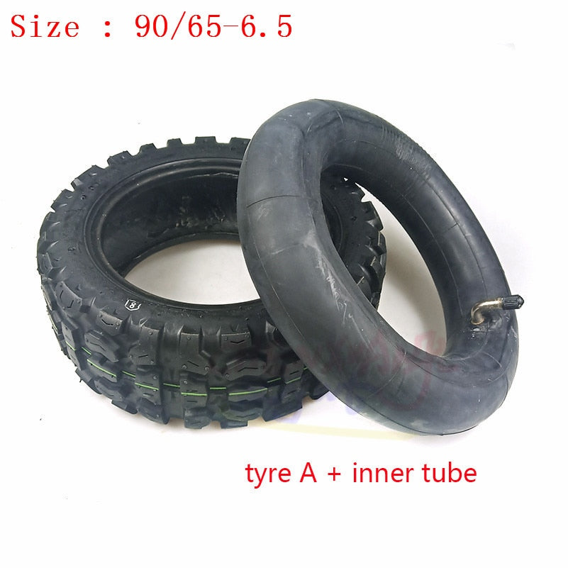 CST 90/65-6.5 11 Inch Pneumatic Tyre Tubeless Tire with Inner Tube for Dualtron Ultra Speedual Plus Zero 11x Electric Scooters