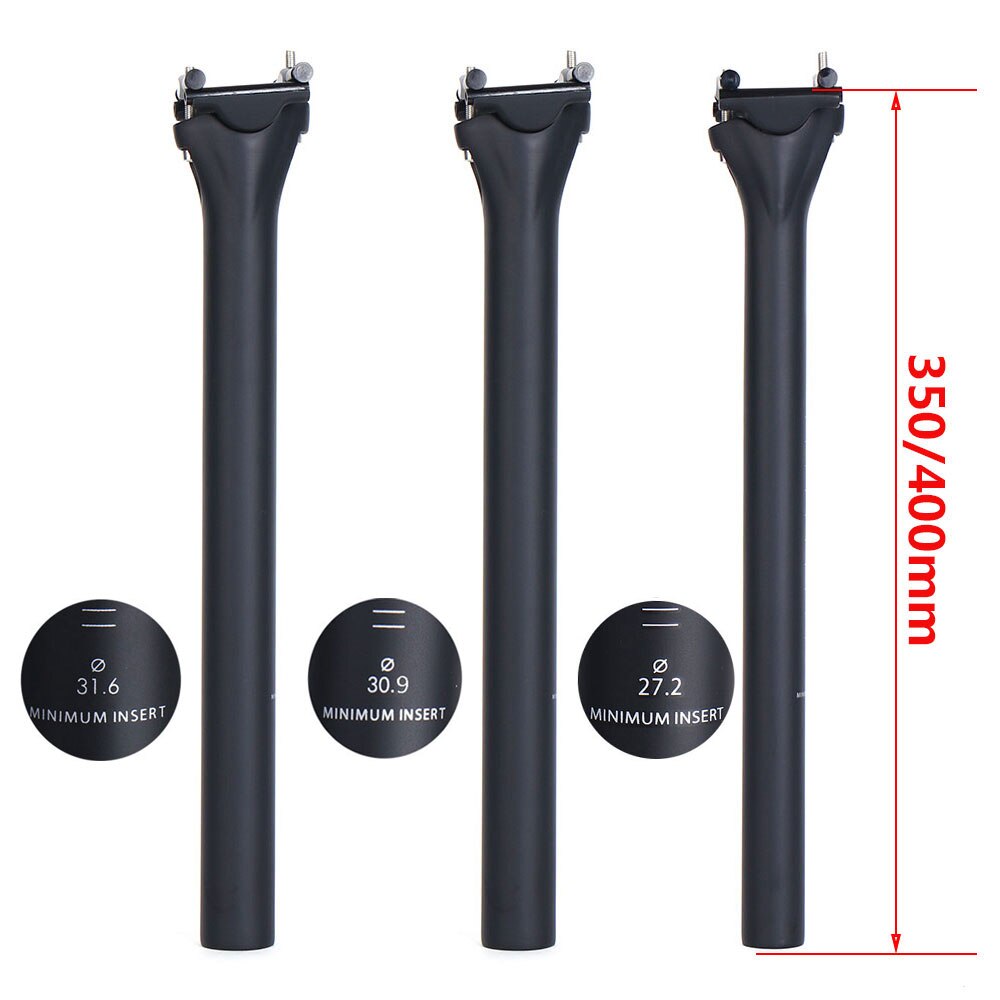 ELITA ONE MTB Carbon Fiber Seat Post 27.2/30.9/31.6mm Mountain/Road Bike Seatpost UD matte Bicycle Parts