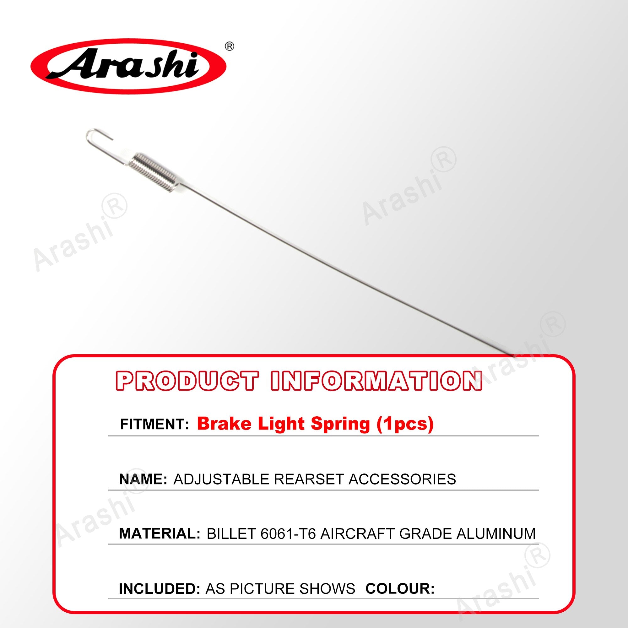 Arashi Spare Parts Adjustable Rearsets Replacement Shift Linkage Lever Gear Selector Motorcycle Footrest Spare Parts Foot Pegs