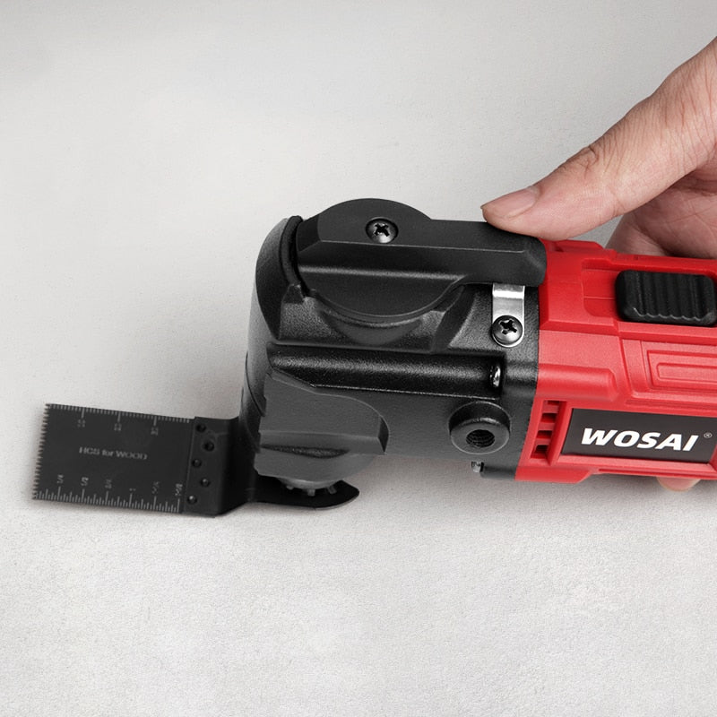 WOSAI 20V Electric Multifunction Oscillating Multi-Tools 6 Variable Speed Cordless Trimmer Saw Renovator Electric Saw Power Tool