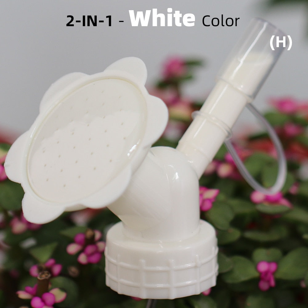 Bottle Cap Sprinker 2-IN-1 Home Garden Mini Watering Can Double Head Water Spout Bonsai Nozzle for Indoor Outdoor Seedling Plant