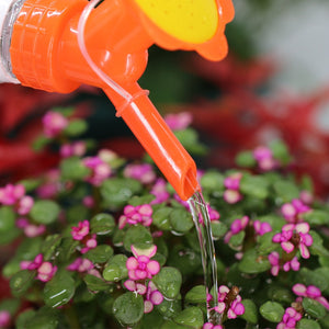 Bottle Cap Sprinker 2-IN-1 Home Garden Mini Watering Can Double Head Water Spout Bonsai Nozzle for Indoor Outdoor Seedling Plant
