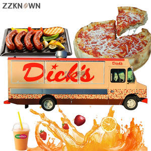 Wholesale Price Fast Food Truck Mobile Food Cart Trailer Food Vending Van Catering Truck For Sale