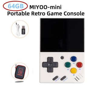 MIYOO MINI V2 Portable Retro Handheld Video Game Console Linux System Classic Gaming Emulator 2.8Inch IPS HD Screen Games Gifts