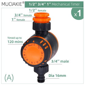 Irrigation Controller Automatic  Garden Watering Intelligent Mechanical Daily Water Timer for Outdoor Hose Drip Sprinklers Tool