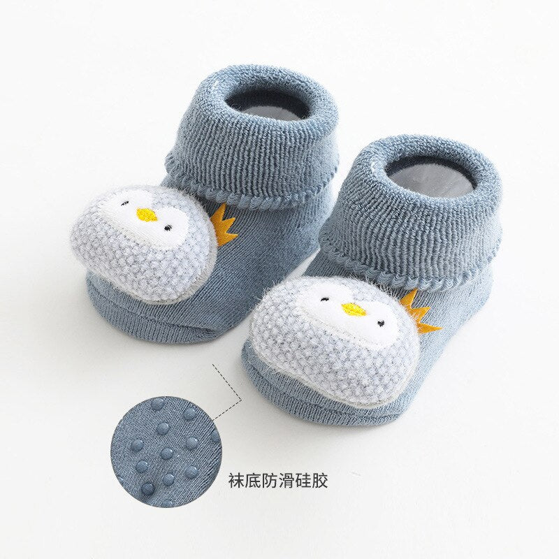 Thicken Baby Kids Socks Autumn Winter Cotton Striped Socks Warm Toddler Boy Girls Floor Socks Children Clothing Accessories