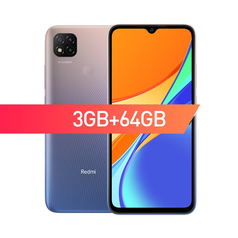 Global Version Xiaomi Redmi 9C 32GB 64GB Smartphone 6.53 Inch 13MP Triple Camera 5000mAh MTK Helio G35 Octa Core 4G Mobile Phone
