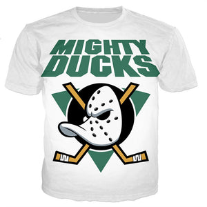 Spring and Summer Women's Short-sleeved Hockey Baseball Golf Street Style Element Clothing 3D Printing Men's T-shirt