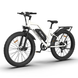 AOSTIRMOTOR S07-B Ebike 750W Motor 48V 13Ah Battery Electric Bike Beach Bicycle 26In 4.0 Fat Tire Mountain Bike With Rear Shelf