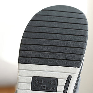 Men&#39;s Slippers Home Antiskid Sewing Suede Winter Indoor slippers Male slipper Plush Cozy House slippers with fur Big size 15 16