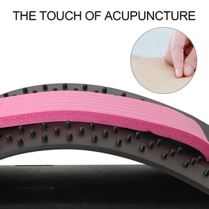 Back Roller Fitness Equipment Back Massage Stretcher Lumbar Support Relaxation Massager Spine Board Pain Relief Office Home Use