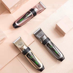 Dogs Clipper Grooming Clipper Kit USB Professional Rechargeable Low-Noise Clipper For Dog  Pets Hair Trimmer Display Battery
