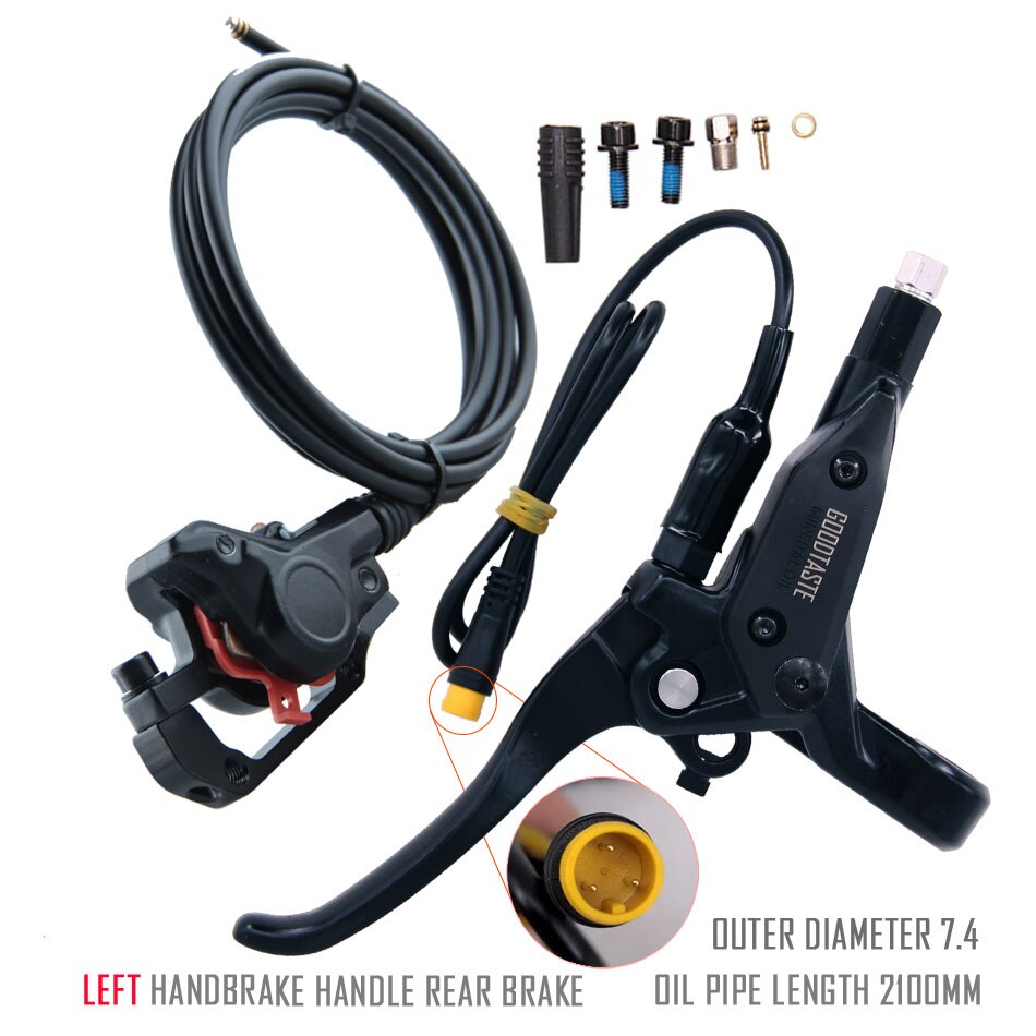 GT03 E-Bike MTB Scooter Split 2100mm Tubing Price Left Disc Cut Power Off Xod Bafang Parts 3 Pin Hydraulic Brakes for Bikes