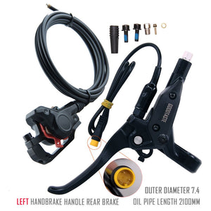GT03 E-Bike MTB Scooter Split 2100mm Tubing Price Left Disc Cut Power Off Xod Bafang Parts 3 Pin Hydraulic Brakes for Bikes