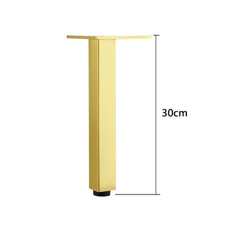 4pcs Adjustable Legs for Furniture Metal Black Gold Coffee Table Leg Sofa Bed Chair TV Bathroom Cabinet Replacement Foot Fitting