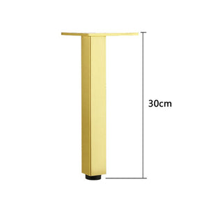 4pcs Adjustable Legs for Furniture Metal Black Gold Coffee Table Leg Sofa Bed Chair TV Bathroom Cabinet Replacement Foot Fitting