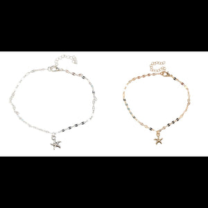 Bohemia Style Starfish Women Anklet Foot Chain Jewelry Ankle Bracelet Femme Cheville Pulseras Tobilleras Mujer