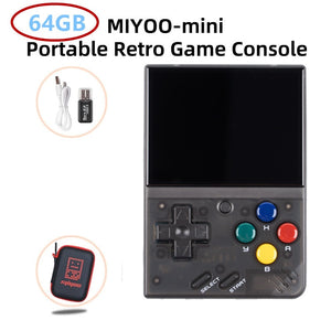 MIYOO MINI V2 Portable Retro Handheld Video Game Console Linux System Classic Gaming Emulator 2.8Inch IPS HD Screen Games Gifts