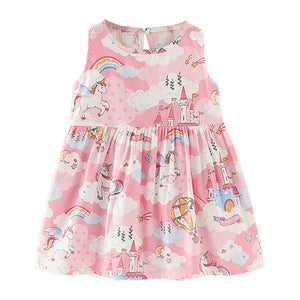 Baby Girls Dress Clothes Kids Sleeveless Princess Dress Pageant Gown Wedding Birthday Party Sundress Dresses for 12M to 5Y
