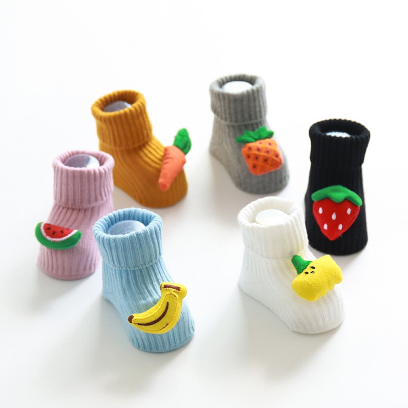 Thicken Baby Kids Socks Autumn Winter Cotton Striped Socks Warm Toddler Boy Girls Floor Socks Children Clothing Accessories