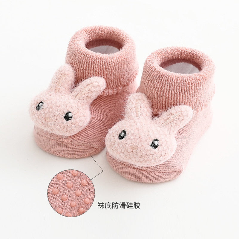 Thicken Baby Kids Socks Autumn Winter Cotton Striped Socks Warm Toddler Boy Girls Floor Socks Children Clothing Accessories