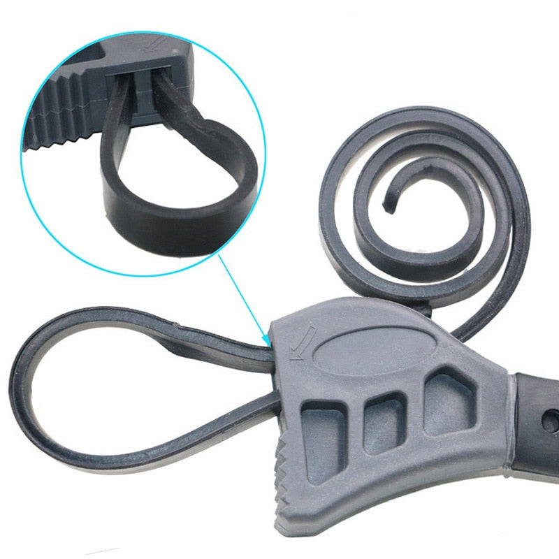 Belt Wrench Oil Filter Puller Adjustable Strap SpannerChain Jar Lids Cartridge Disassembly Tool Strap Opener Plumbing Tools