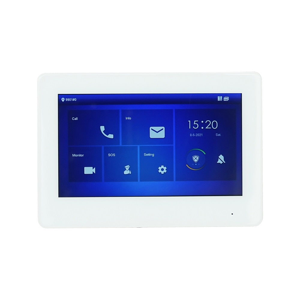 DH Multi-Language IP Video Intercom KIT,VTO2201F-P & VTH5421HW /VTH5421HB & PoE switch,support SIP, replace VTO2202F-P-S2