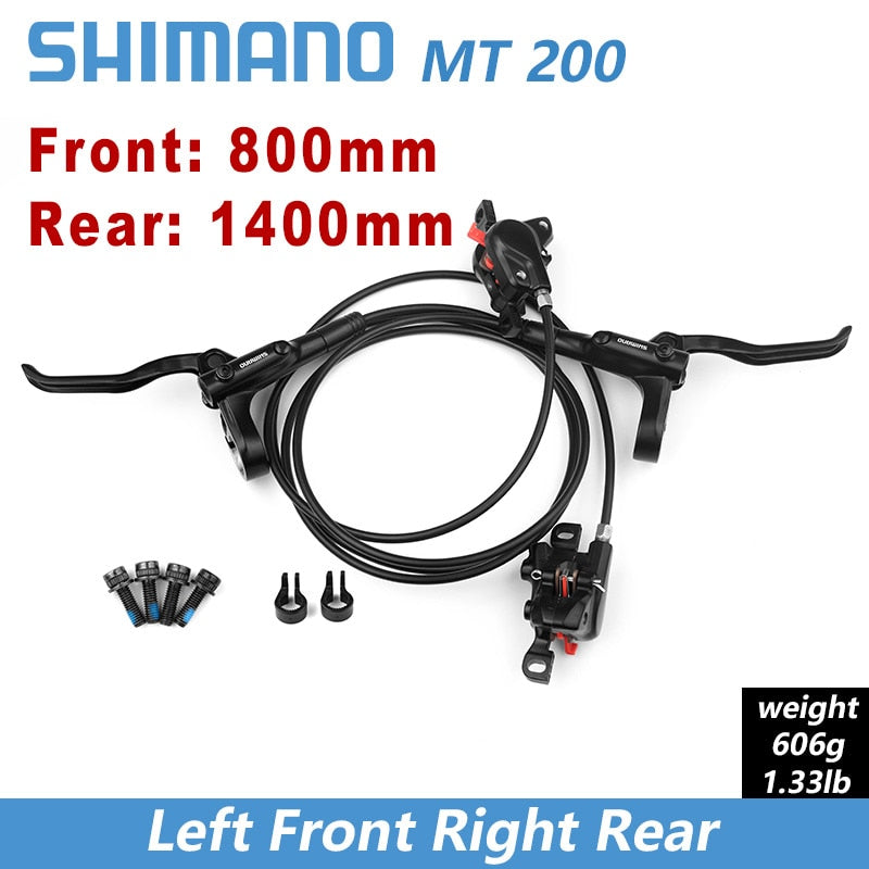 Shimano BR BL MT200 Bicycle Hydraulic Brake 800/1350/1450mm MTB Hydraulic Disc Brake Mountain Bike Upgrade MT315 Bike Parts