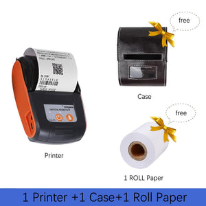 Mini Portable Printer Wireless Bluetooth Receipts Thermal Printers Mobile Phone 58mm Android IOS PC Pocket Bill Makers Impresora