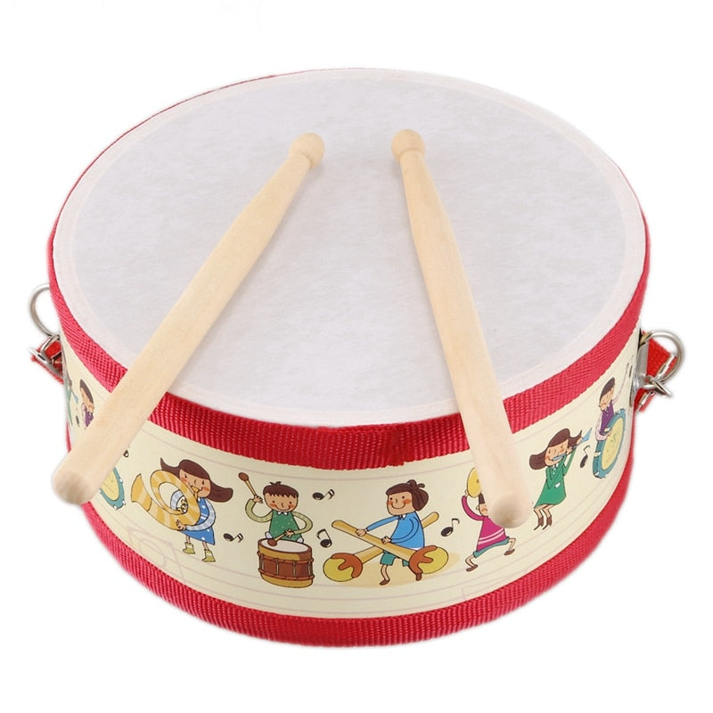 Drum Wood Kids Early Educational Musical Instrument For Children Baby Toys Beat Instrument Hand Drum Toys