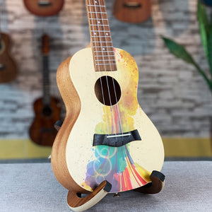 Ukulele Top Solid Acoustic Electric Concert 23 Inch No Logo Color Hawaiian Guitar Ukelele Spruce Mahogany Guitarra