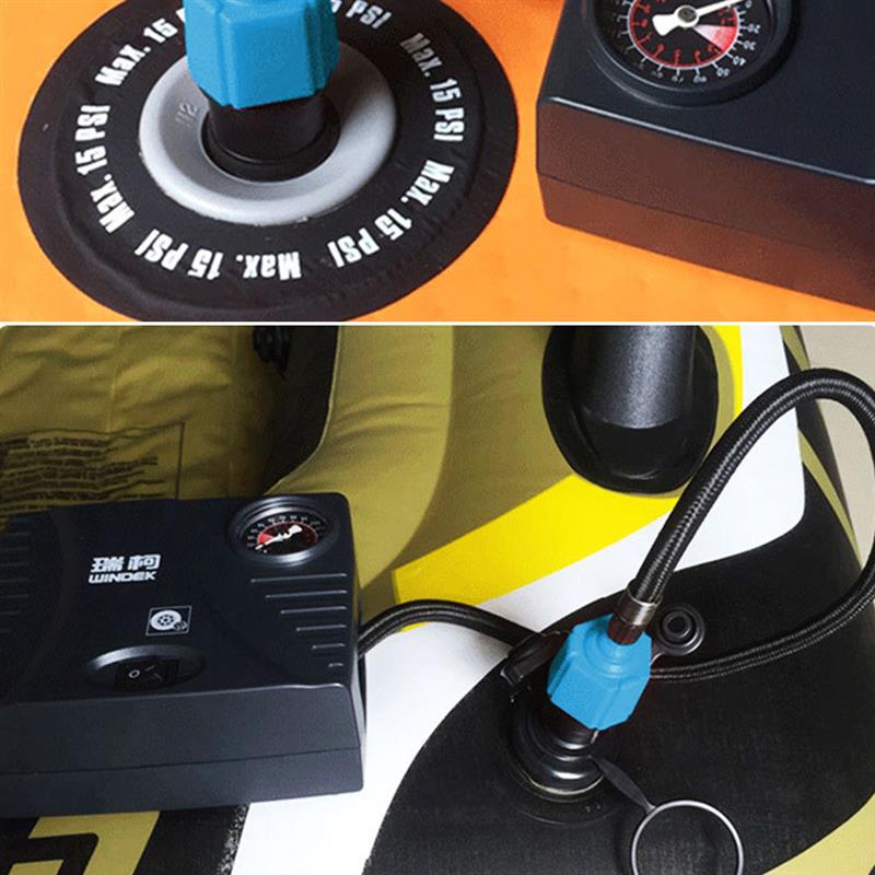 Durable Air Valve Adaptor Wear-resistant Rowing Boat Air Valve Adaptor Nylon Kayak Inflatable Pump Adapter for SUP Board