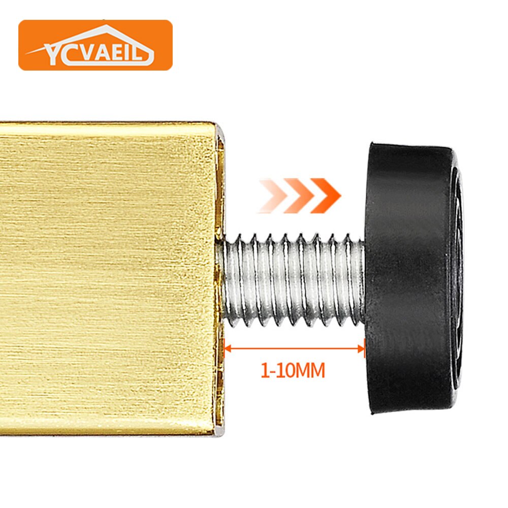 4pcs Adjustable Legs for Furniture Metal Black Gold Coffee Table Leg Sofa Bed Chair TV Bathroom Cabinet Replacement Foot Fitting